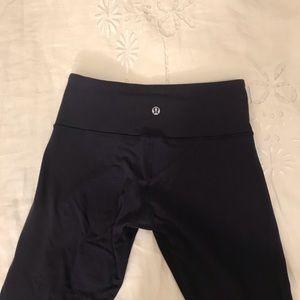 Lululemon Navy Blue Full Length Cotton Leggings